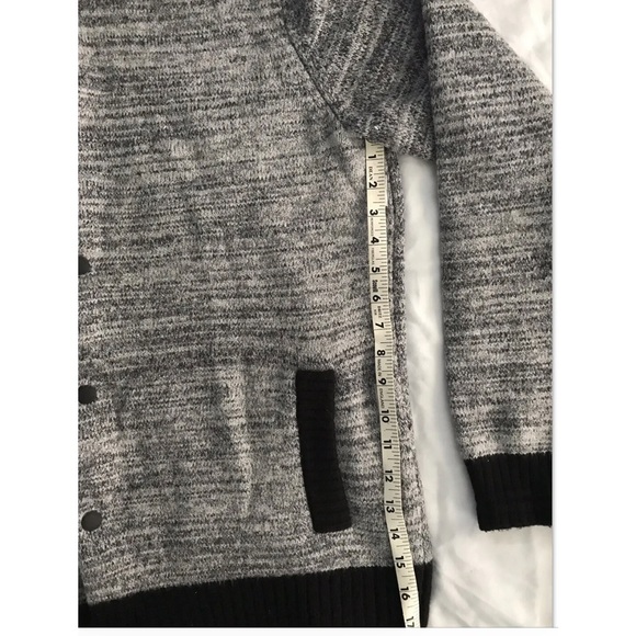 American Eagle Mens Knit Jacket Baseball Jacket - Picture 6 of 10